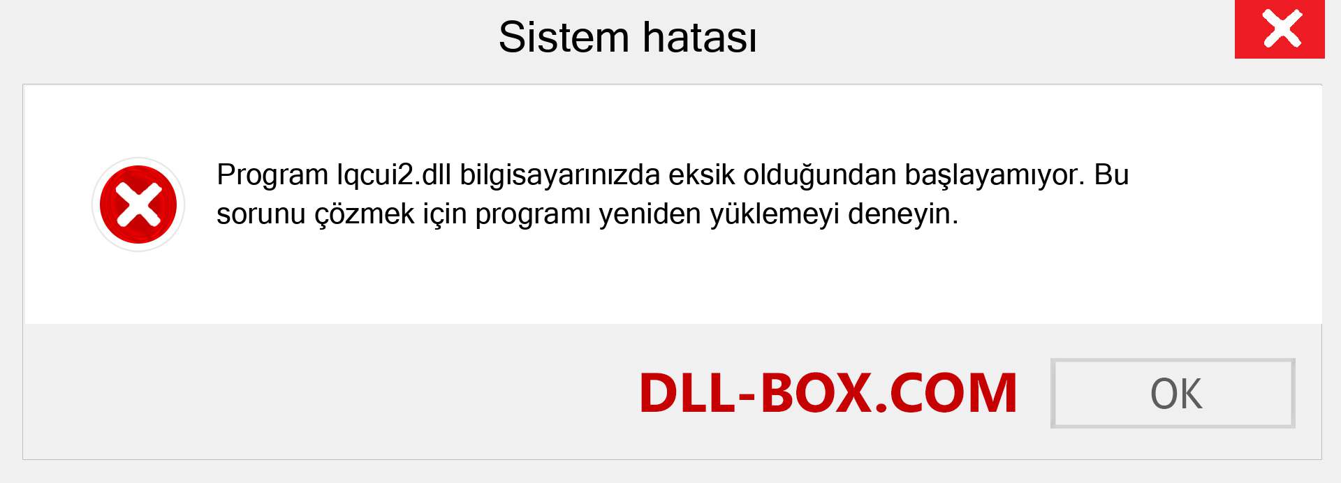 lqcui2.dll dosyası eksik mi? Windows 7, 8, 10 için İndirin - Windows'ta lqcui2 dll Eksik Hatasını Düzeltin, fotoğraflar, resimler
